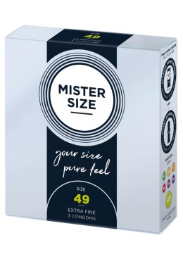 MISTER SIZE 49mm Condoms 3pcs