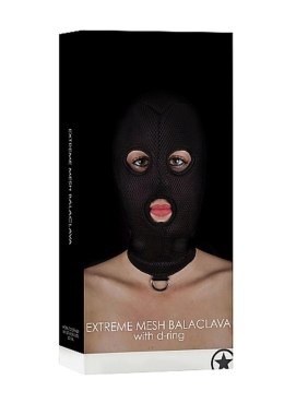 Maska z pierścieniem elastyczna na głowę bdsm sex