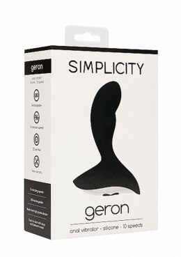 GERON Anal vibrator - Black