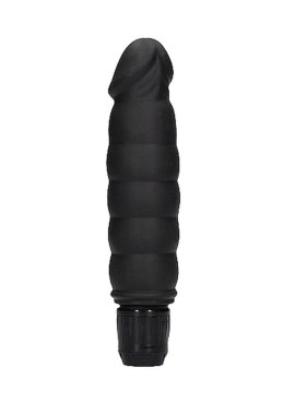 Ribbed Multispeed Vibrator - Black