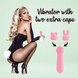 FeelzToys - Mister Bunny Massage Vibrator met 2 Dopjes Roze