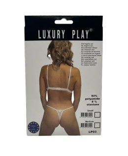 Bielizna-Luxury Play - Lingerie Set Small White