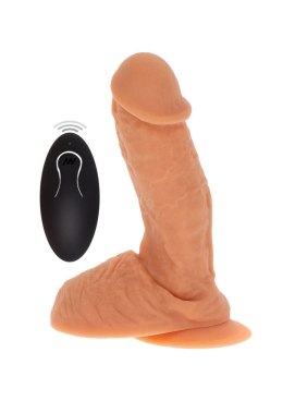 Realistyczne żylaste dildo z mocną przyssawką 17cm