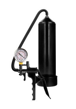 Elite Beginner Pump With PSI Gauge - Black