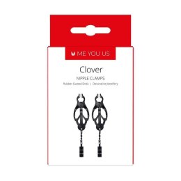 Me You Us Clover Nipple Clamp Black