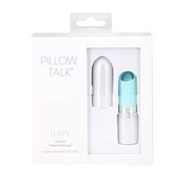 Pillow Talk - Lusty Luxurious Flickering Massager Teal