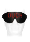 Bonded Leather Eye-Mask """"Ouch"""" - With Elastic Straps