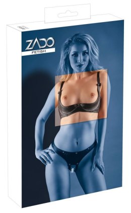 Leather Shelf Bra 80B