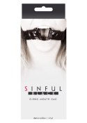 Knebel-SINFUL O-RING MOUTH GAG BLACK