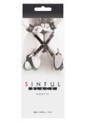 Wiązania-SINFUL HOGTIE BLACK