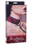 Wiązania-SCANDAL COLLAR WITH LEASH