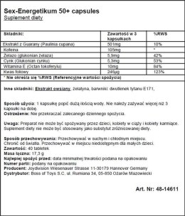 Tabletki dla mężczyzn 50+ zwiększają potencję sex