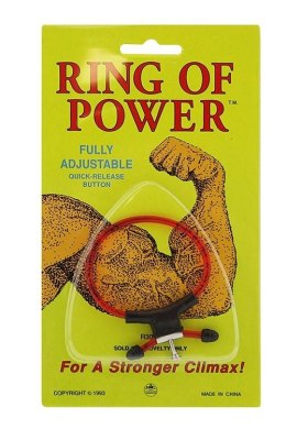 Pierścień-RING OF POWER ADJUSTABLE RING RED