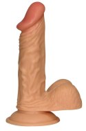 Solidne naturalne dildo jak penis przyssawka 17cm