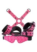 Zestaw-SINFUL BONDAGE KIT PINK