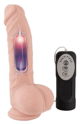 Wibrator jak penis pulsujący przyssawka 20cm 8tryb