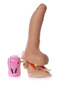 Dildo penis na przyssawce obroty rotacja 24cm