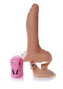 Dildo penis na przyssawce obroty rotacja 24cm