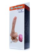 Dildo penis na przyssawce obroty rotacja 24cm